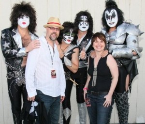 Michael Brandvold with KISS