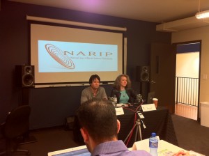 PJ Bloom and Tess Taylor at NARIP