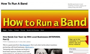 How To Run A Band