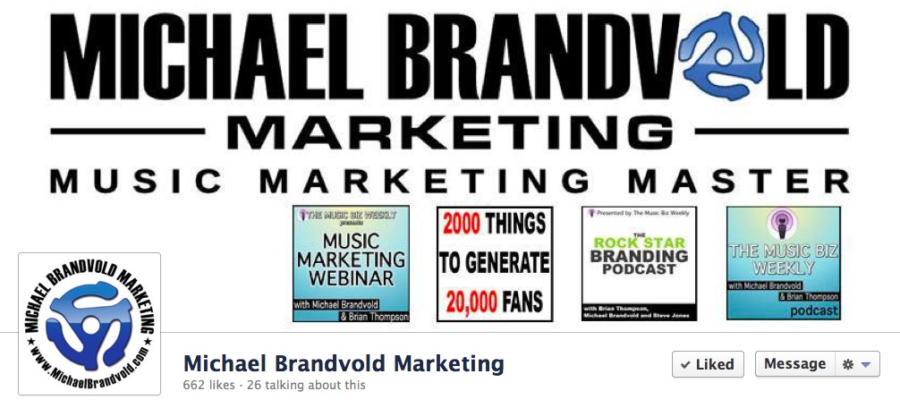Michael Brandvold Marketing Facebook Page Cover Image