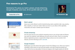 Bandcamp Pro upgrade