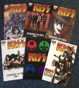 KISS comic book variations