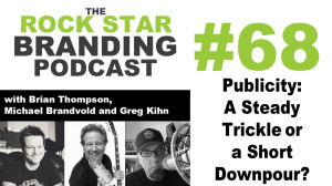 Publicity: A Steady Trickle or a Short Downpour? Rock Star Branding Podcast